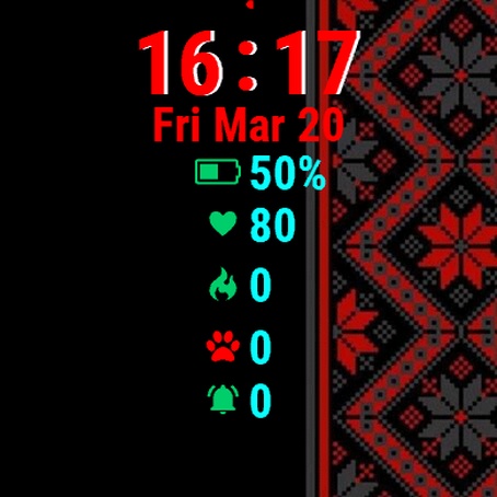Red Black Pattern · Screenshot 0