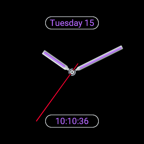AMOLED Lines - Minimal Color Vector - Amethyst · Screenshot 1
