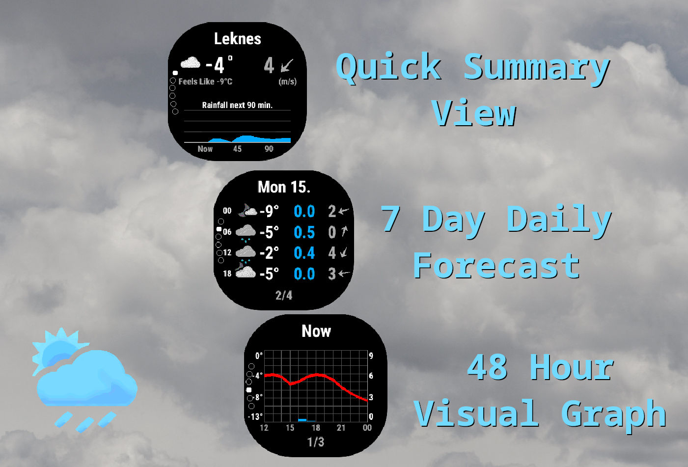 Rainy Pro - Weather & More · Screenshot 1