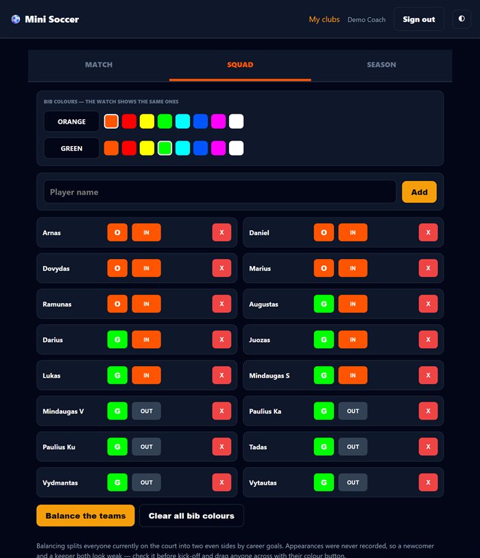 Mini Basketball Pro — Connect IQ upload sheet · Screenshot 2
