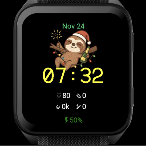 Festive Sloth Celebration · Screenshot 1