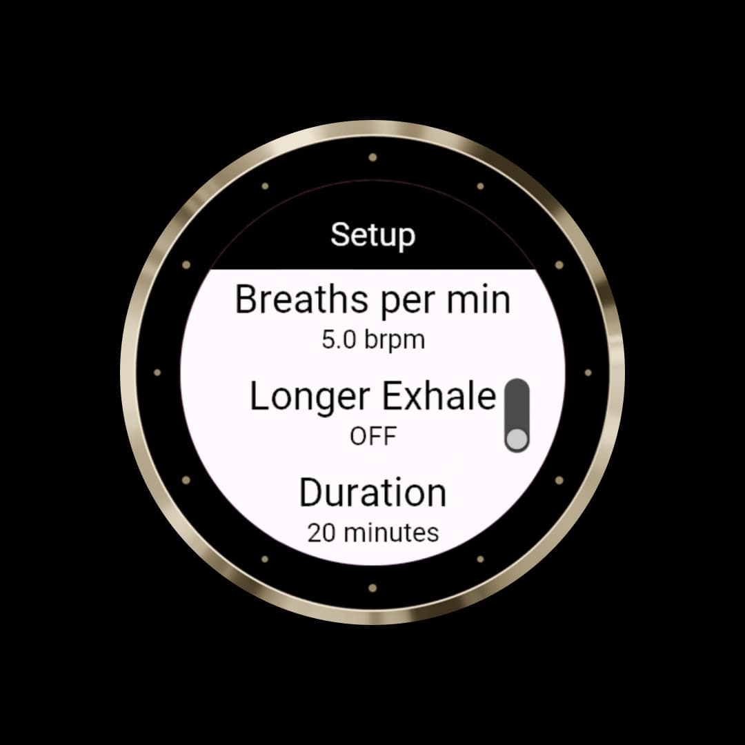 HRV Breathing · Screenshot 1