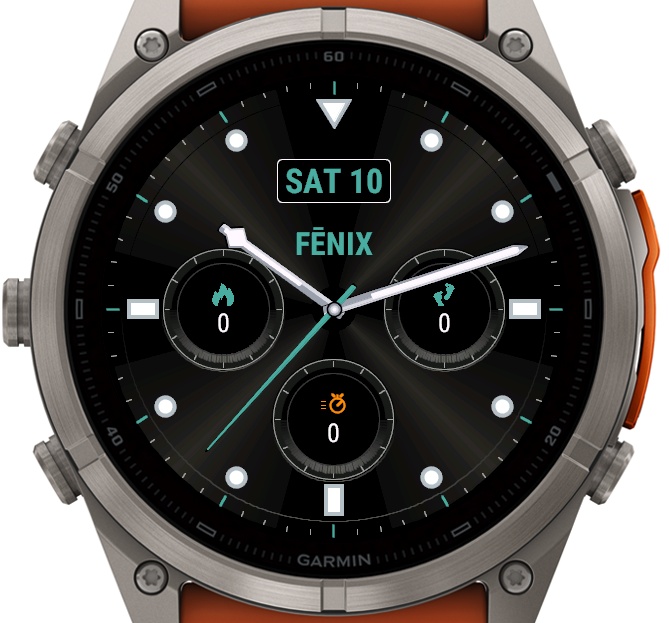 Chrono GMT：双时区计时码表表盘 · Screenshot 1