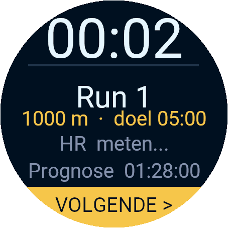 RaceWatch – Hybrid Race & Training · Screenshot 1