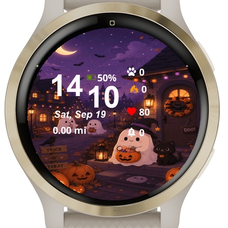 Purple Night Scene Halloween · Screenshot 0