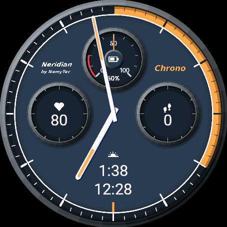 Neridian Chrono – display analogico · Screenshot 2