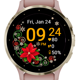 Poinsettia Swirls · Screenshot 1