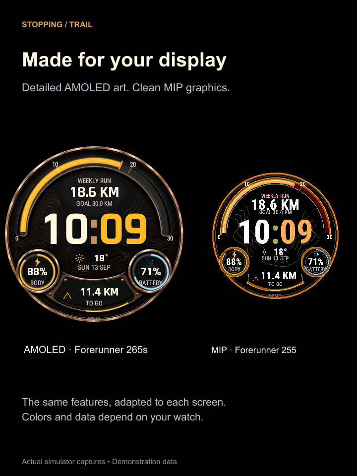 TRAIL · Gold & Classic · Screenshot 4