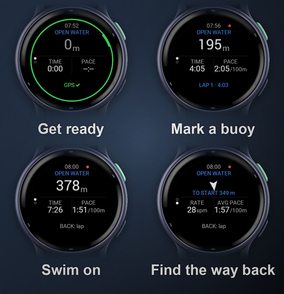 Open Water Swim Tracker - Otvorene vode · Snimka zaslona 1