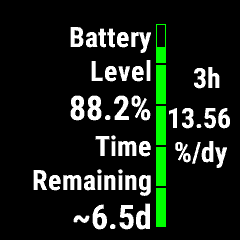 Battery Widget with automatic charge detection 2