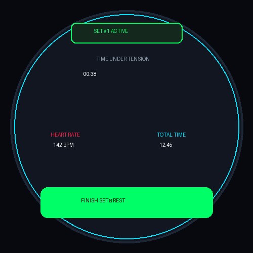 GymRep Pro - Strength & Rest Coach · Screenshot 0
