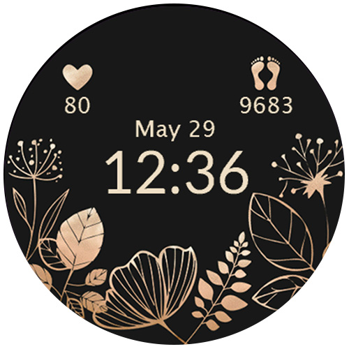 Rose Gold Leaves · Screenshot 3
