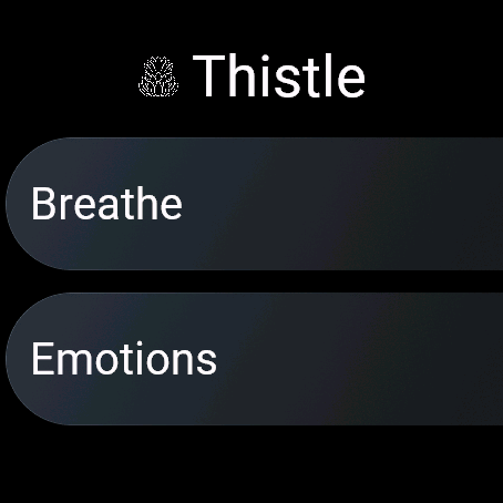 Thistle Breathe & Connect · Screenshot 1