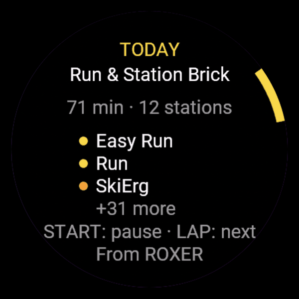 ROXER: HYROX Training · Screenshot 0