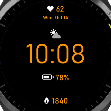 Basic Watch Face Modern · Screenshot 2