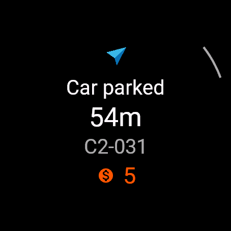 WristPark - 手表停车寻车 · Screenshot 0