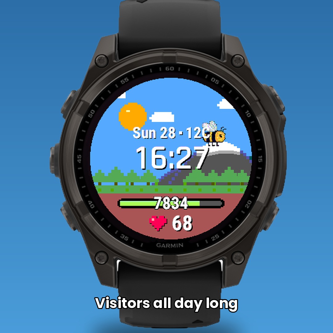 Voxel - A living pixel-art world on your wrist · Screenshot 1