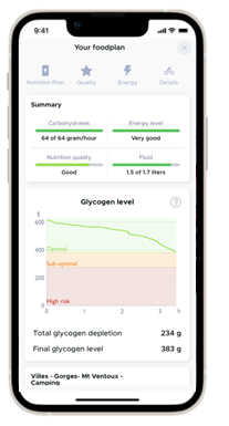 EatMyRide Simple Nutrition Planner · Screenshot 4
