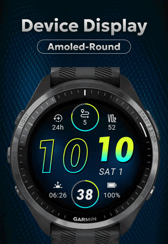 Garmin All Stars – Forerunner 965 watch face screenshot 4