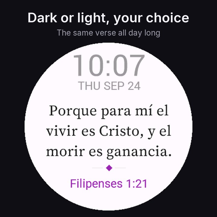 Daily Verse Watch Face - Bible Verse of the Day · Screenshot 4