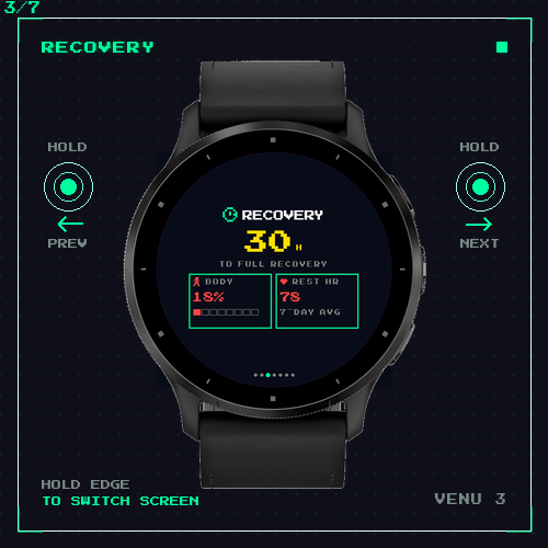 PixelDex - Retro Pixel RPG Watch Face · Screenshot 2