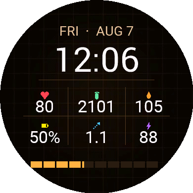 Data Grid AMOLED · Screenshot 1