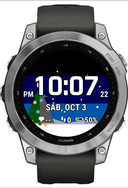 Christmas Tree: Snowy Night Watch Face · Screenshot 3