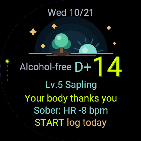 Clear Mornings - Sober nights. Clearer mornings. · Screenshot 2