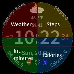 j1910 - A digital watchface · Screenshot 3