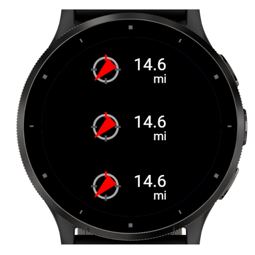 Compass+Distance · Screenshot 1