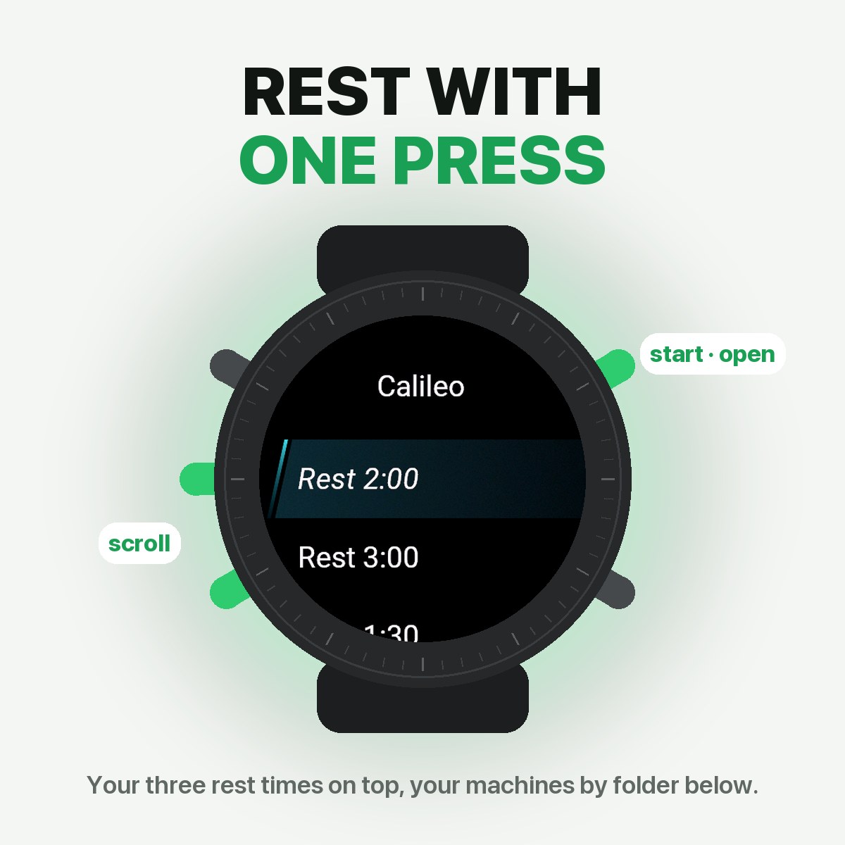 Calileo: Sets, Rest Timer & Cardio · Screenshot 0