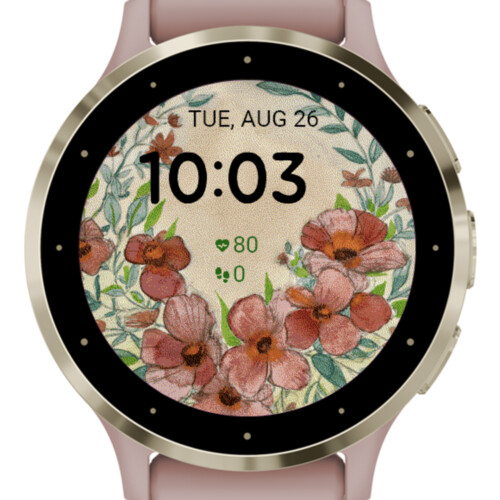 Delicate Floral Crown – Watercolor Flower Garland · Screenshot 1
