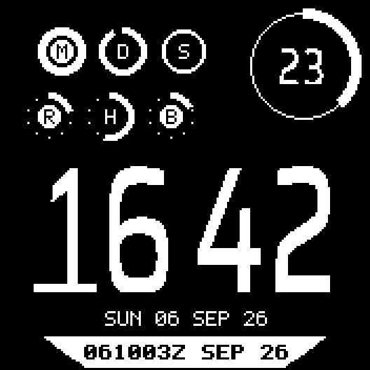 PANEL — Instrument Cluster Watch Face · Screenshot 1
