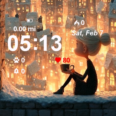 Girl Sitting Ledge Looking At City · Screenshot 1