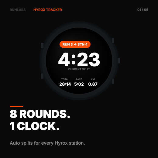 Hyrox Tracker · Screenshot 0