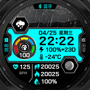 机械之心--天气联动多数据表盘 | 闲鱼下单 · Screenshot 1