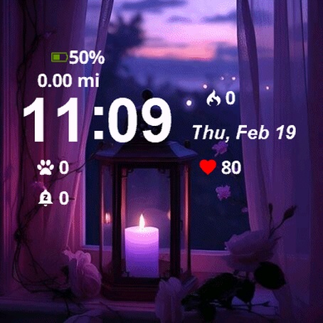 Candle Window Night Sky · Screenshot 2