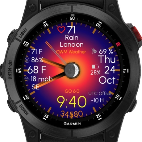 Gradient - Orange (OWM Weather) · Screenshot 1