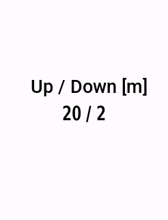 Simple Up and Down Data Field · Screenshot 1