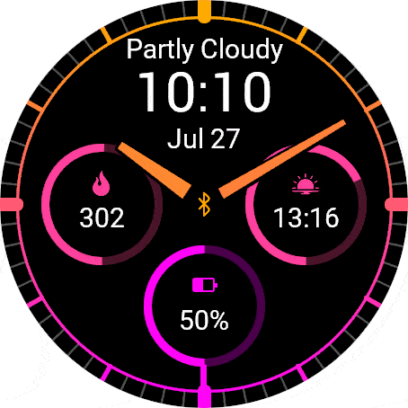 Midsummer Watch Face · Screenshot 0