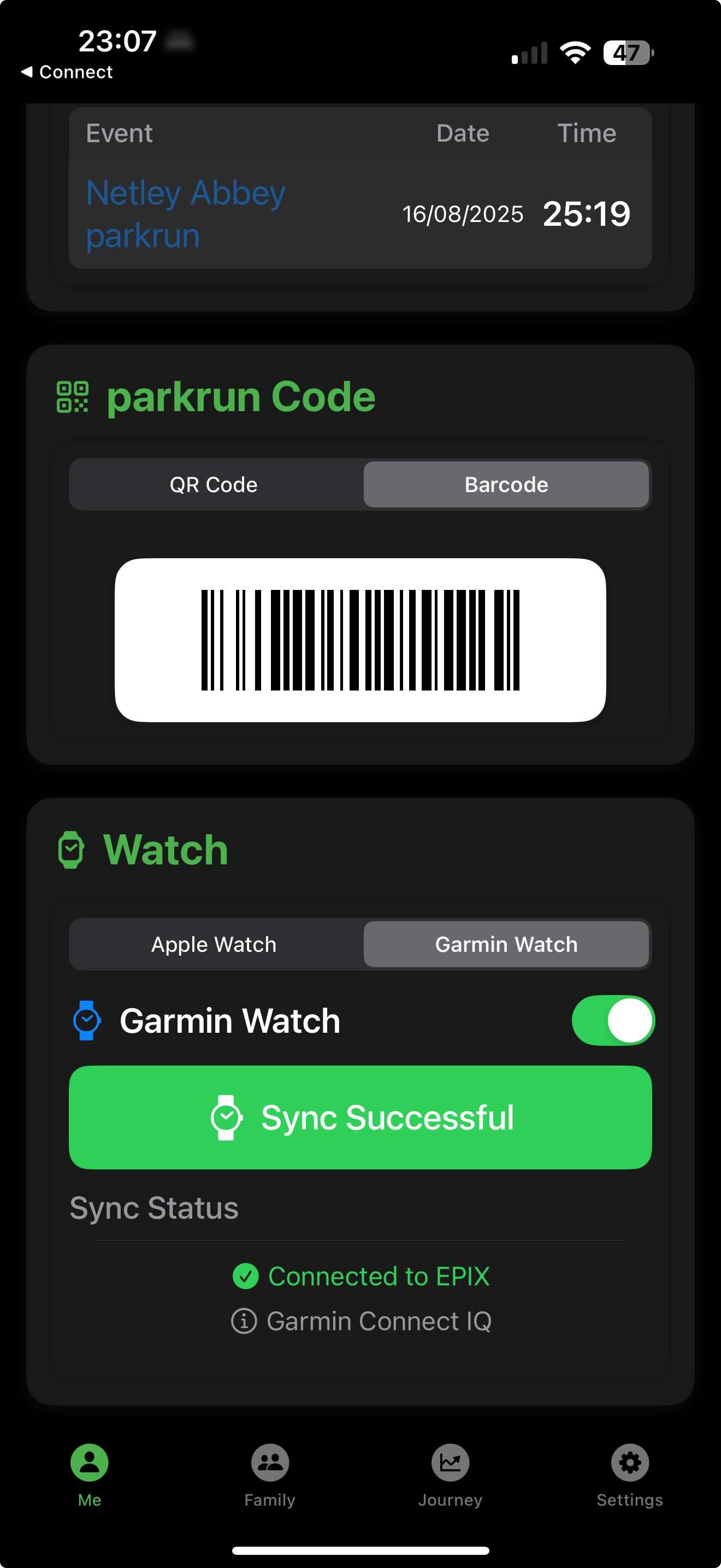 5K QR Code · Screenshot 2