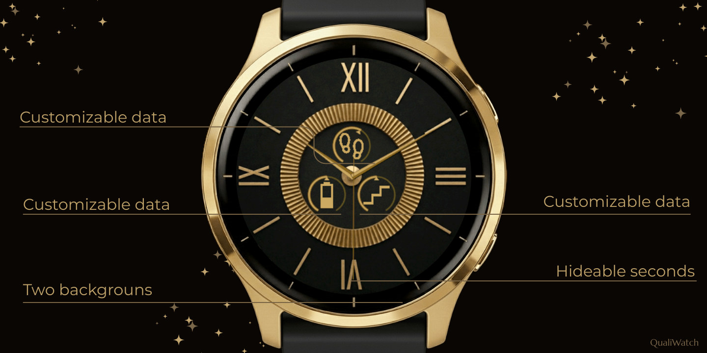 Old Money Goals - Premium Analog Watch Face 2