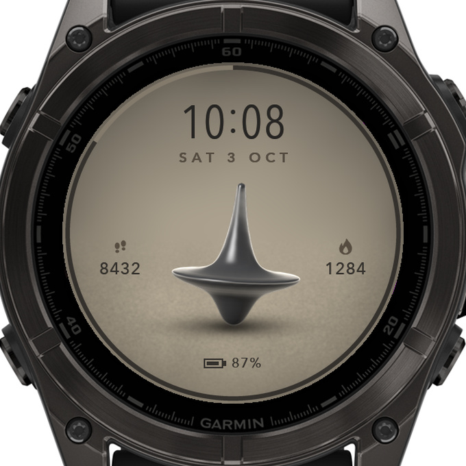 Inception Spinning Totem Pin Digital Watch Face · Screenshot 2