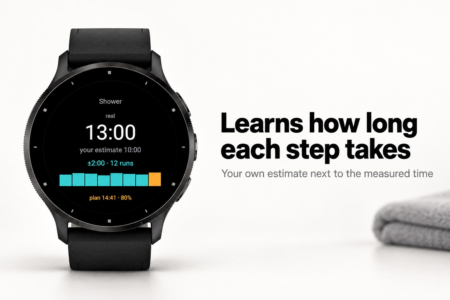 Leaveby - Routine timer that learns · Screenshot 2