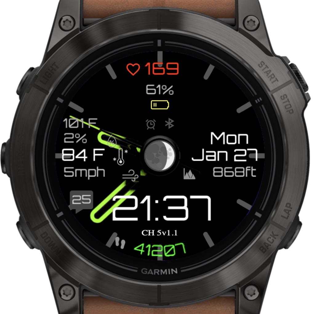 Clean Hybrid 5 (Garmin Weather) · Screenshot 4