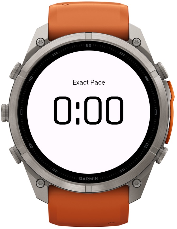 Exact Pace Datafield (1 second steps) · Screenshot 1