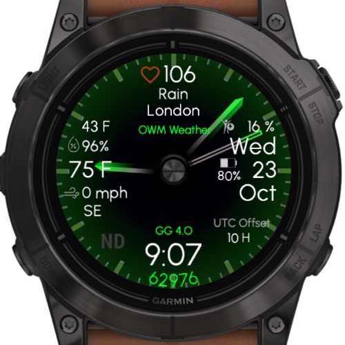 Gradient Green (OWM Weather) · Screenshot 1