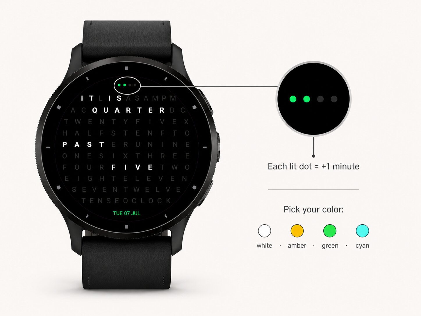 WordClock – 用文字報時 · Screenshot 1
