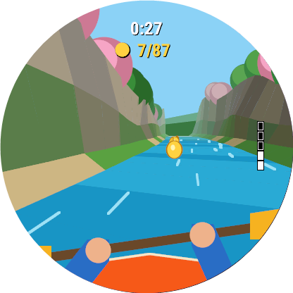 WHITEWATER WIPEOUT · Screenshot 1