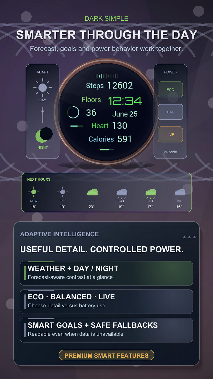 Dark Simple · Screenshot 1